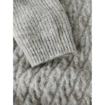 NAME IT Striktrøje Linda Grey Melange